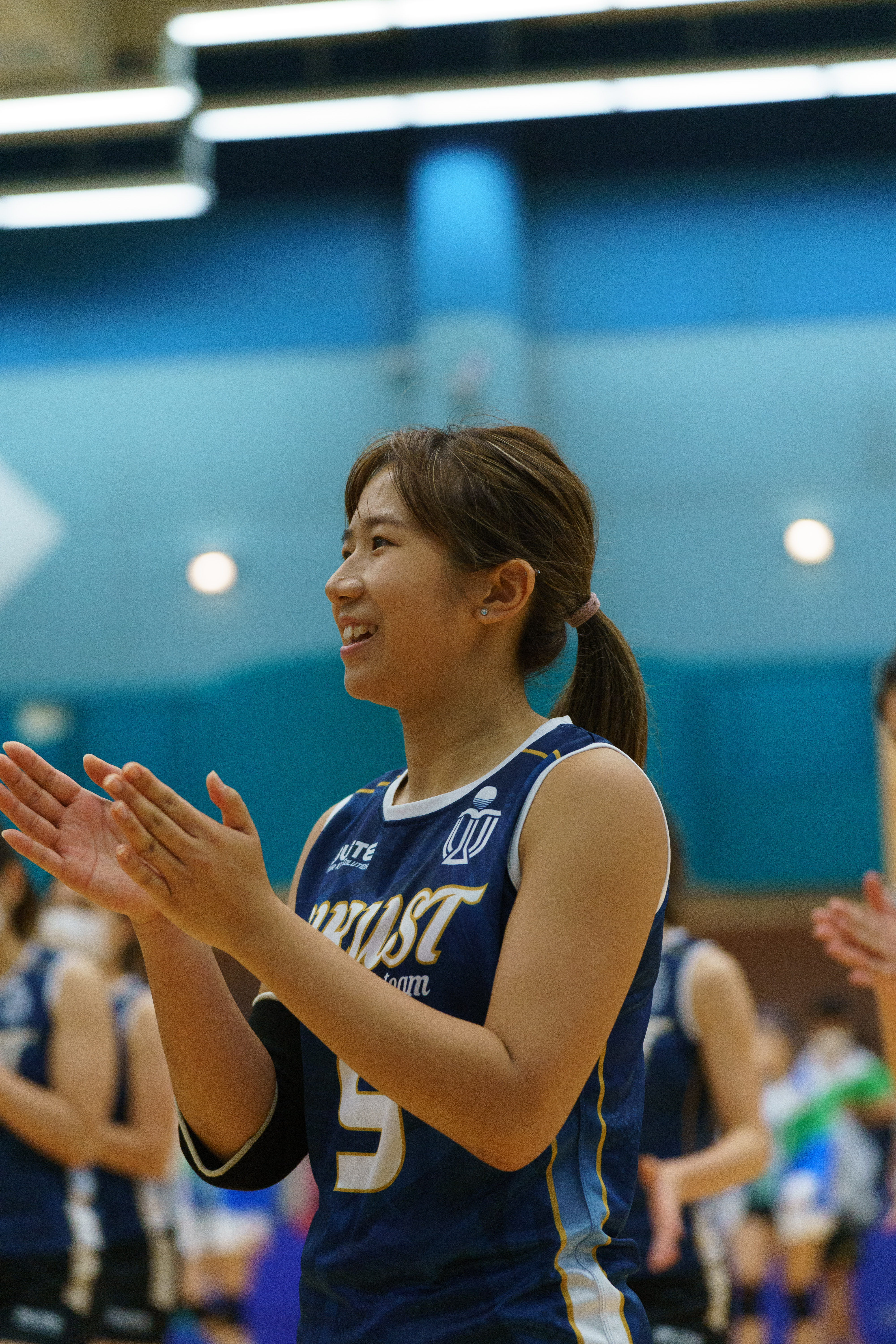 科大土木工程系毕业生彭影彤在大学时代是排球队员