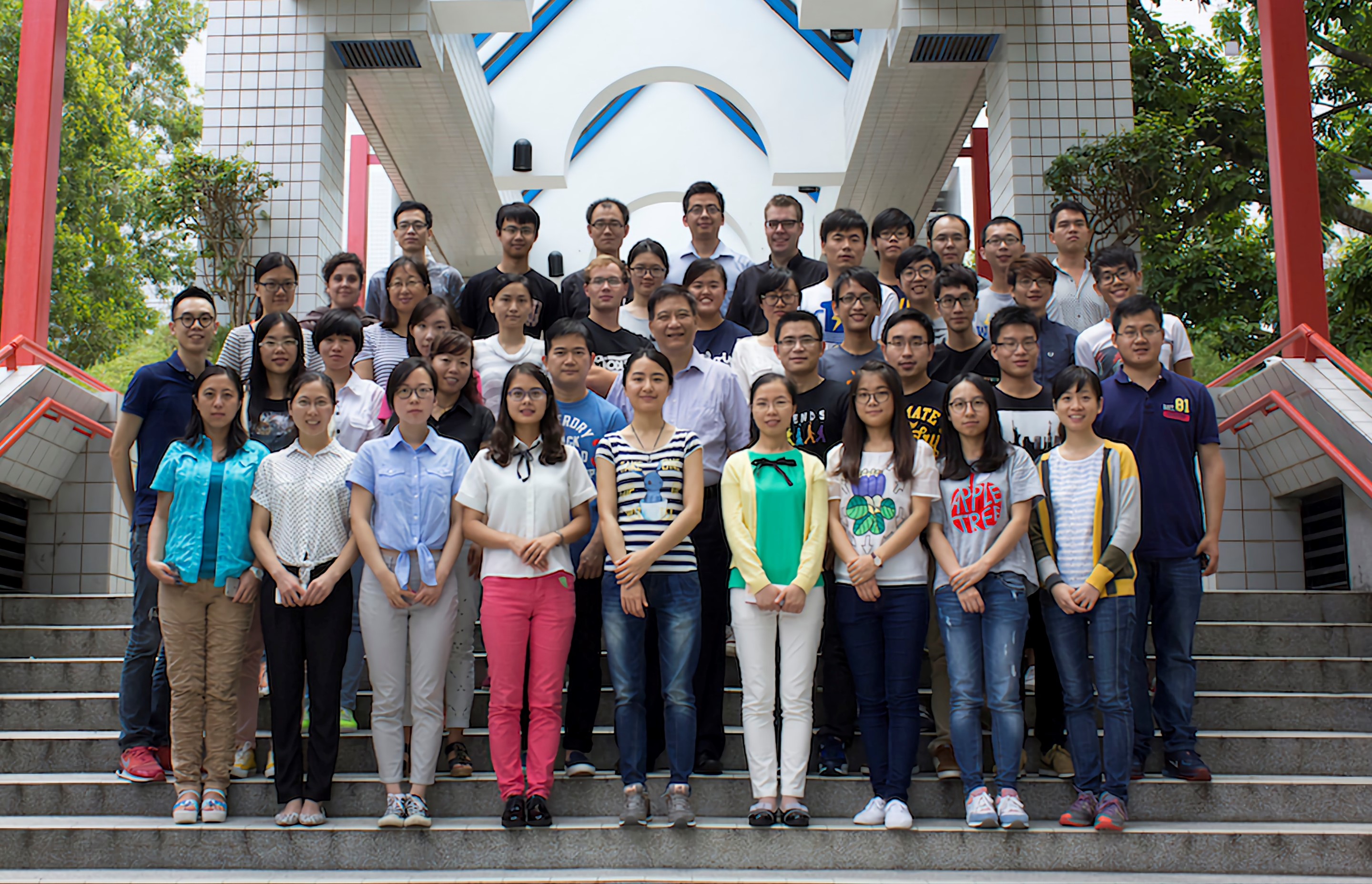 Group photo with Prof. TANG Ben-Zhong