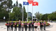 香港科技大學舉行升旗儀式慶祝中華人民共和國成立七十四周年