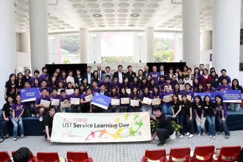  HKUST students and faculty are ready to set off on their journey of social service.