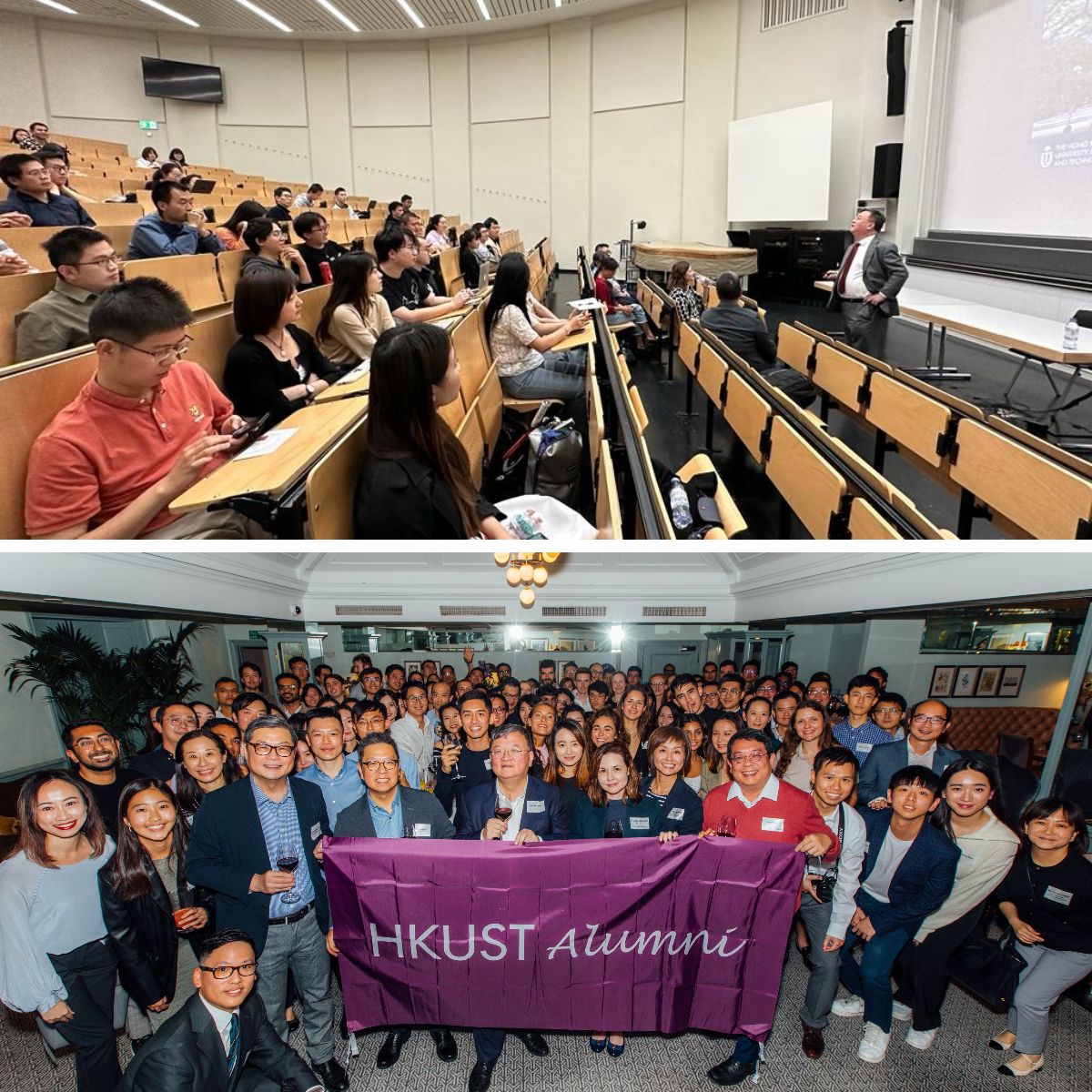 HKUST representatives reconnected with alumni in London and Paris.