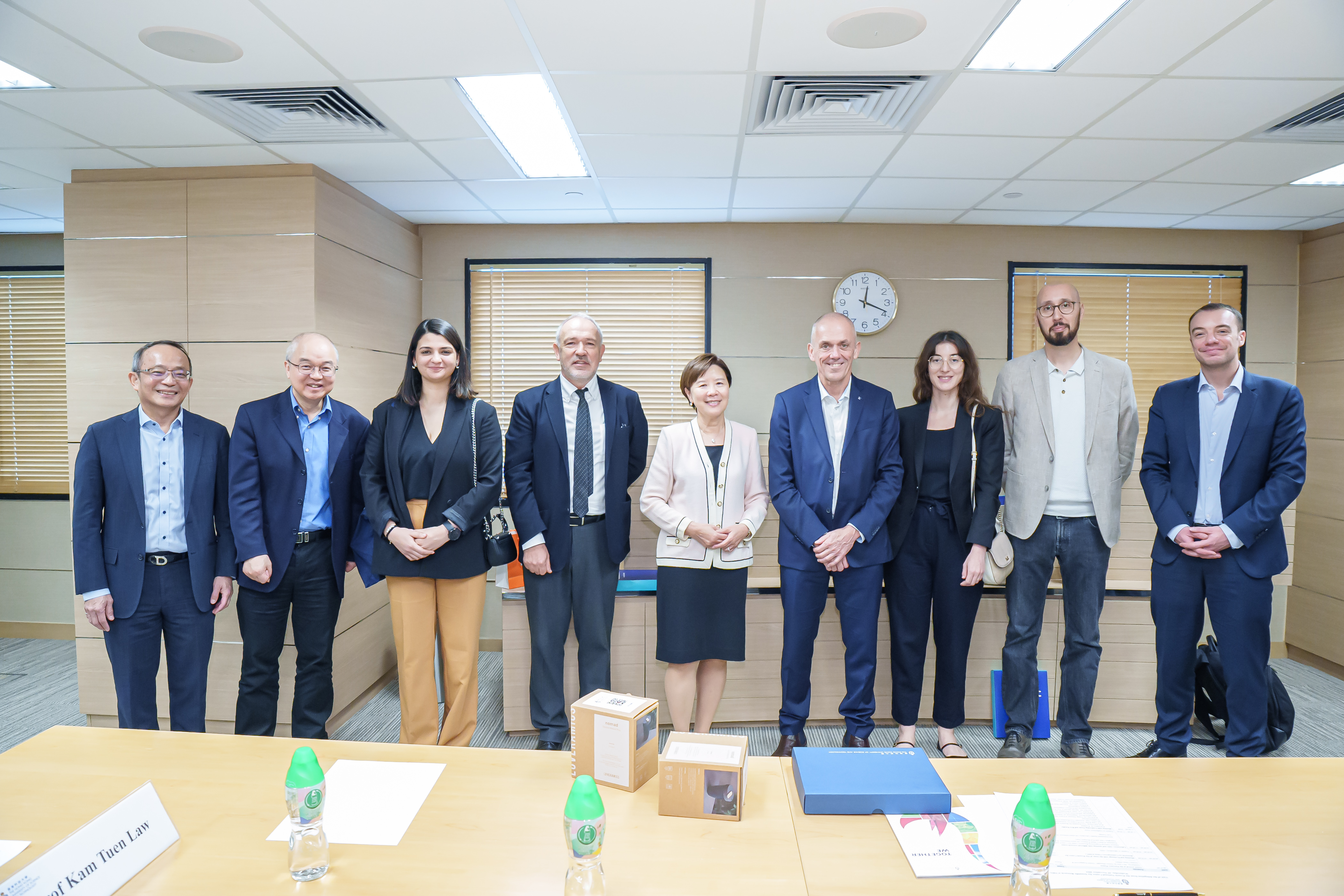 Delegation from the CNRS met with HKUST leadership team to understand HKUST’s strategic research focus and highlighted research endeavors.