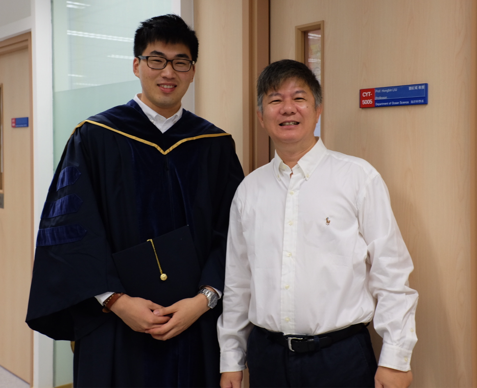 Prof. LIU Hongbin (right) and his post-doctoral fellow Dr. Isaac Cheung are the co-corresponding authors of the paper