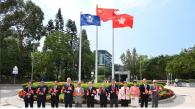 科大举行升旗仪式庆祝中华人民共和国成立74周年