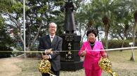 孙中山先生铜像在香港科技大学揭幕