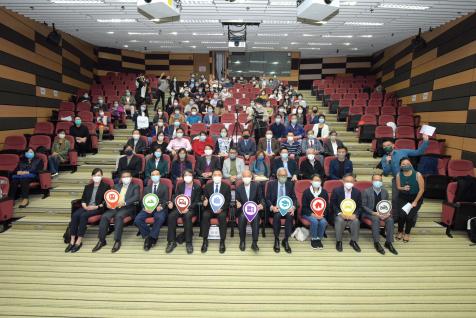Mass photo with all participants including members of the Hong Kong Asthma Society